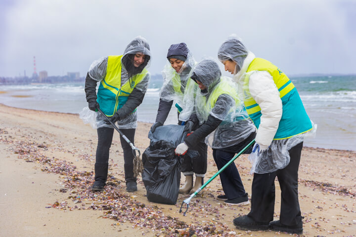 ASEZ WAO No More GPGP Beach Cleanup at Seaside Park