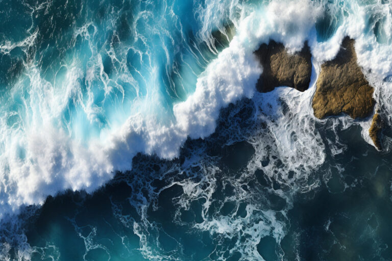 beautiful seaside waves